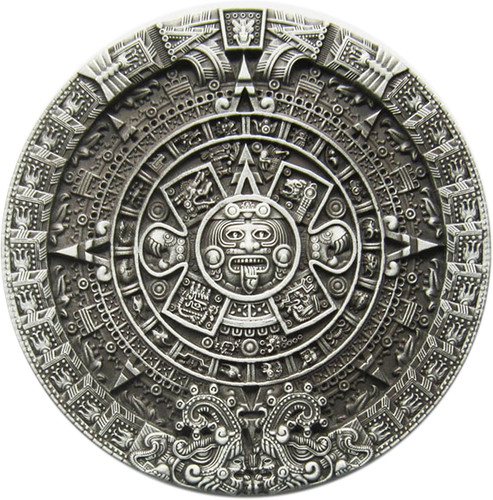 Gürtelschnalle azteken maya - gürtelschnalle,