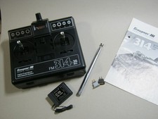 Graupner Fernsteuerung Sender 314 35 Mhz Band , Empfänger c 19 und Quarzpaar