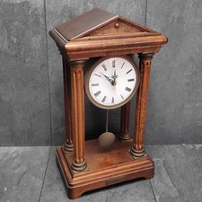 Vintage Kommodenuhr Holz