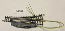 Minitrix N 14964 elektr. Weiche, R 4 / 15°, links, mit Antrieb