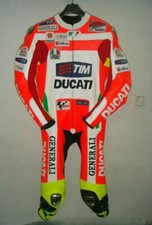 Ducati rennen biker - rennen, lederkombi