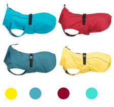 Trixie Hunde Regenmantel Vimy  gelb türkis rot petrol wasserdicht Dog