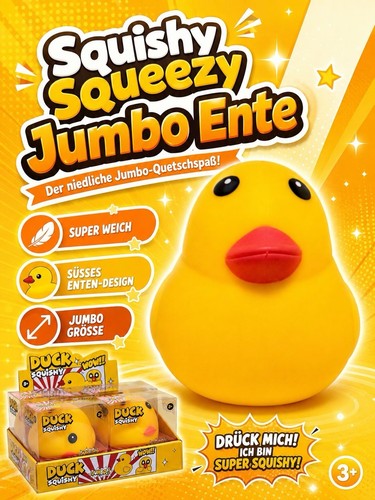 Squishy ente jumbo quetsch - ente,