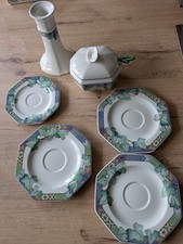 Villeroy & Boch Pasadena  Konvolut  4 x Untertasse Zuckerdose Kerzenhalter