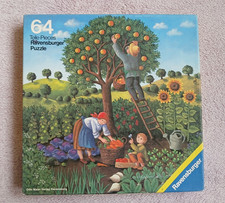 Kinderpuzzle Puzzle  Ravensburger  In unserem Garten 1982 Retro komplett