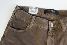 REPLAY Damen Schlaghose Cordhose braun Vintage Retro Gr. W 29 W27 TOP Neuware
