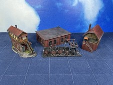 Kibri Arnold Spur N Bekohlungsanlage Kran Stellwerk Baracke Patiniert Gealtert