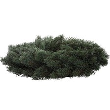 großer runder Adventskranz Ø 38 cm künstlich grün - zum dekorieren