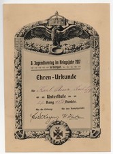 Ehrenurkunde 3 Jugendturntag