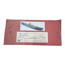 Bauplan 500t U-Boot in 1:50