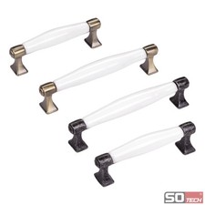 Möbelgriff MARIE Porzellangriff Antik Kommodengriff Metall Türgriff Griff SOTECH