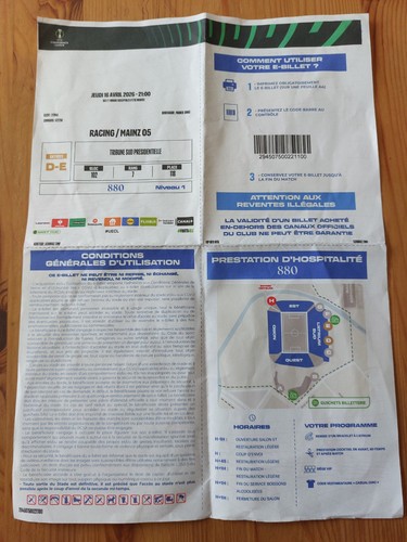 Used sammler ticket 2025 - used, 2025/26