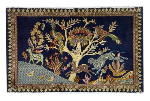 Teppich keshan handgeknüpft - teppich,