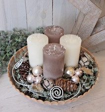 Adventskranz, Adventsgesteck