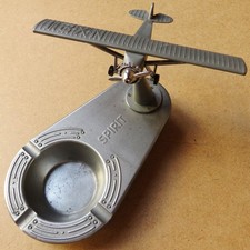 SPIRIT OF ST. LOUIS  Metall Ascher USA um 1990 Flugzeug Lindbergh N-X-211 SELTEN