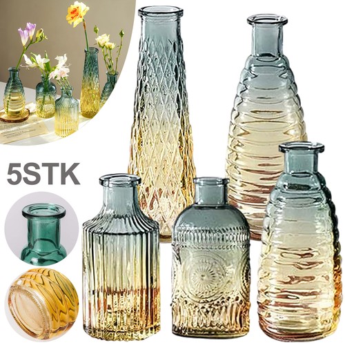 Mini glasvasen set stück - 5,