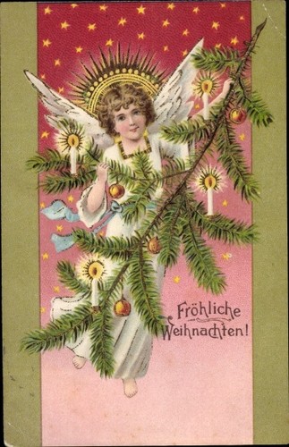 Präge glückwunsch - präge, ak