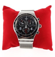 Uhrenkissen Samt Rot Kissen
