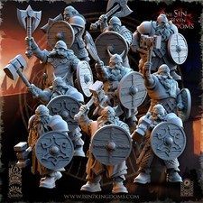 10x Zwerge Warrior Handwaffe