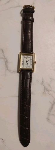 Damen quarzuhr mit leder - quarzuhr,