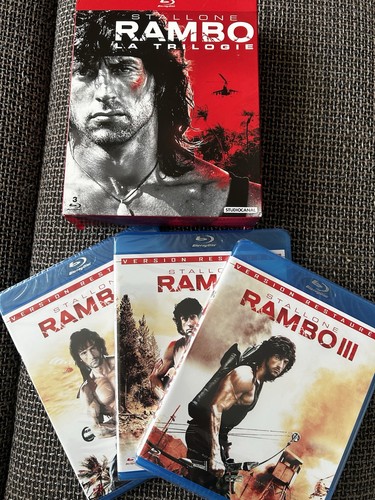 Rambo trilogy blu ray - rambo,