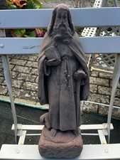 Antonius mit Schwein Einsiedler Skulptur Figur Kunst Sandstein Antik Look V 20