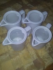 4 Kaffeekännchen von Schönwald  Kantinengeschirr , Mitropa , Gastronomie 462