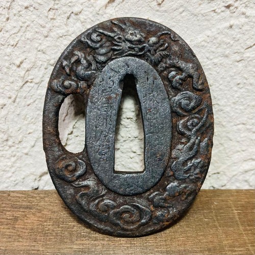 Japanisches eisen tsuba - japanisches,