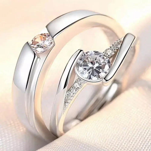 Elegantes offenes ring set - elegantes, mit