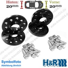 H&R Spurplatten schwarz VA & HA 20mm u.a.: Mercedes-Benz SLS AMG C197 10-25