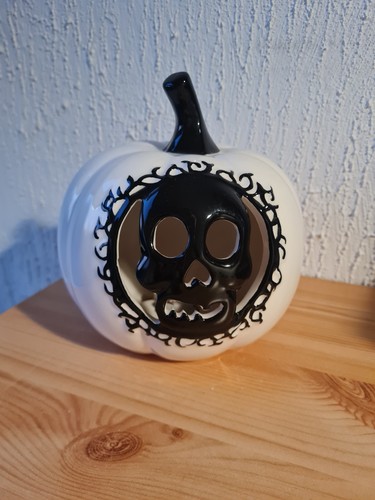 Halloween kürbis keramik - halloween,