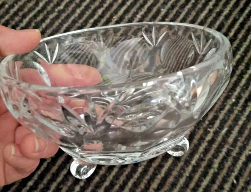 Glas schale bleikristall - schale,, bleikristall,