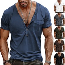 Herren Kurzarm-T-Shirt Mit