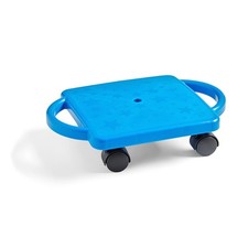 Blue indoor scooter - scooter, board