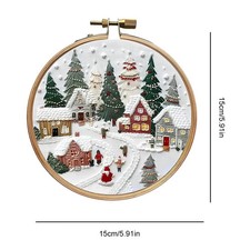 Weihnachts stickerei set diy - stickerei,