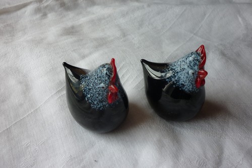 Hühner glas glasfigur - hühner,, glas,