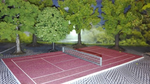 Kleiner tennisplatz spur n - ,