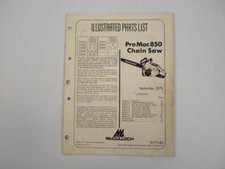 McCulloch ProMac850 Chain Saw
