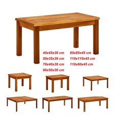 Garten couchtisch massivholz - couchtisch,