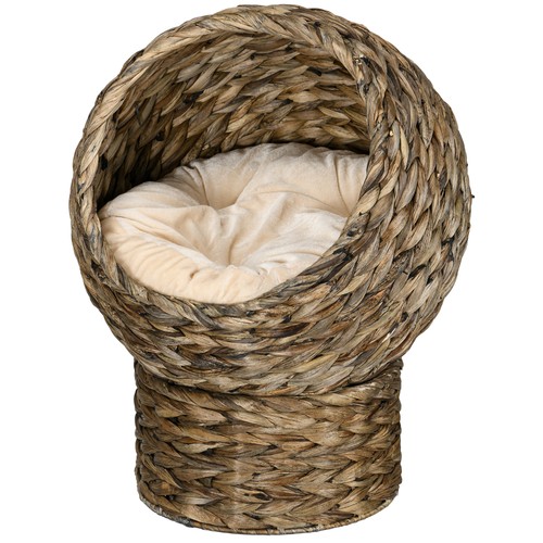 Pawhut rattan katzenkorb - pawhut,