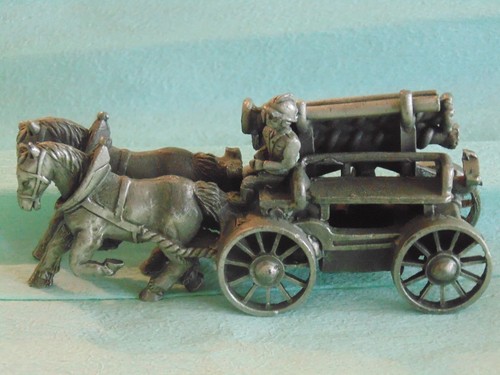 Miniatur pferdegespann - miniatur-,