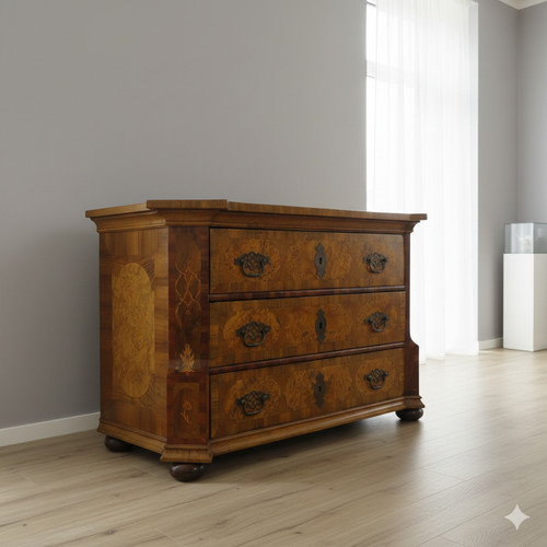 16154 kommode barock 1840 - kommode,
