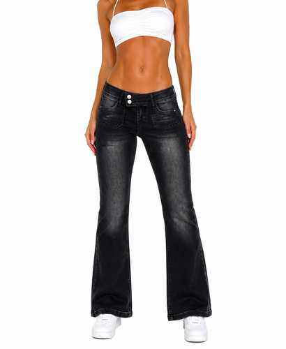 Damen jeans hose bootcut - damen,