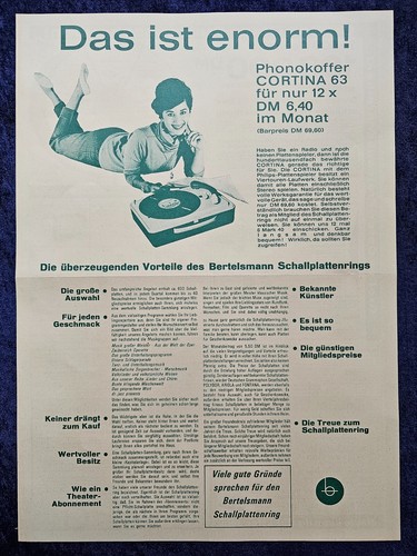 Bertelsmann phonokoffer - bertelsmann,