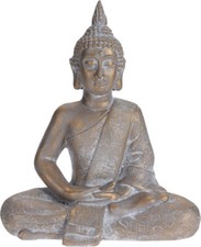 XL Buddha Dekofigur Sitzend