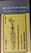 Messerschmitt Bf-109 E-4/N Kommodore JG26 Adolf Galland, Scale:1/72,Kit:72018/06