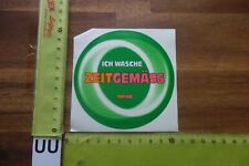 Alter Aufkleber Haushalt Sanitär Bad Dusche Seife FA