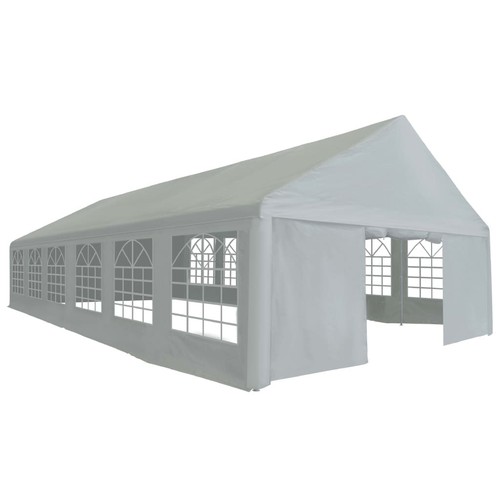 Partyzelt 6x12 grau - pe,