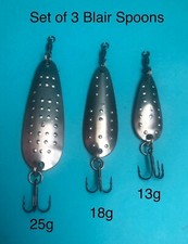 SET MIT 3 BLAIR LÖFFELN MIT KUGELLAGERWIRBELN HERGESTELLT IN GROSSBRITANNIEN VON SPINTEC