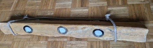 Rustikal holzlampe ulme - ulme, ca